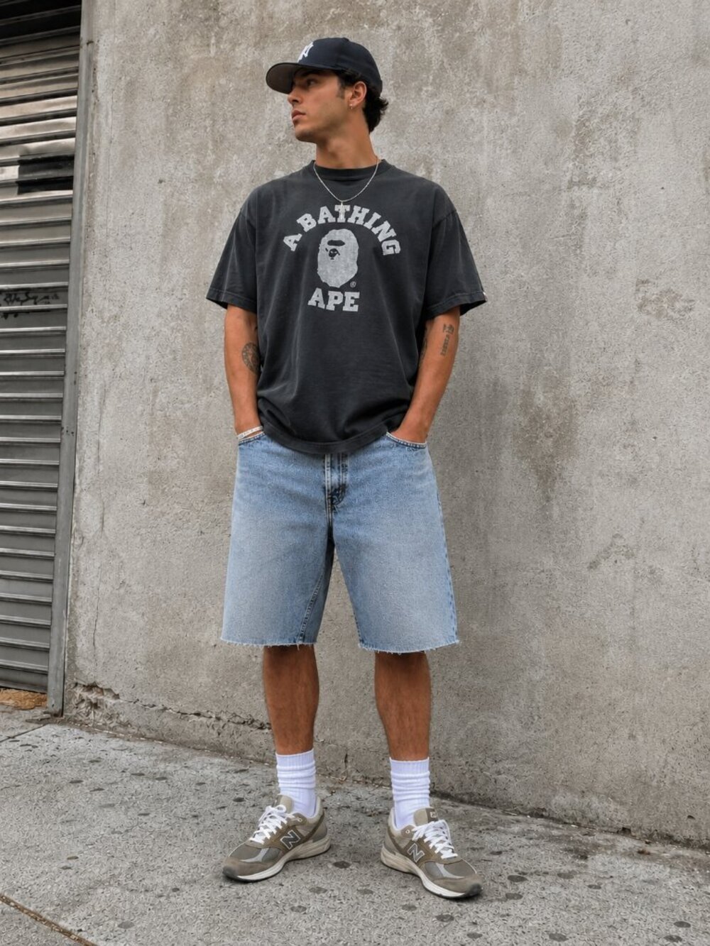 Vintage Levi's 560 Jorts Shorts USA Made Baggy Relaxed Bermuda Streetwear 31